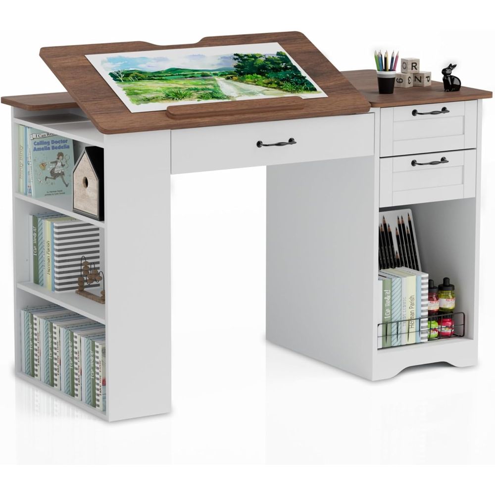 Drating Table with Storage Cab - Art & Craft Toys For Kids avis et prix