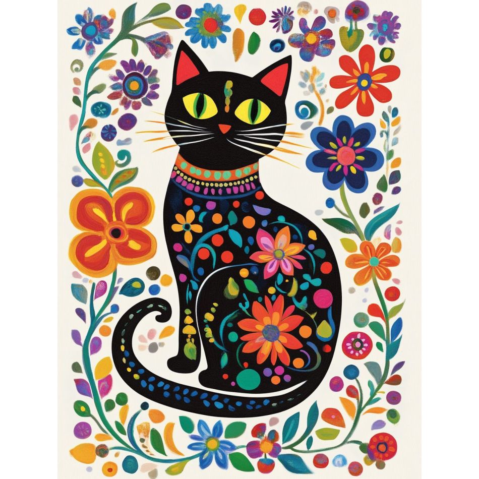 RUOPOTY Calico Cat 5d Diamond  - Wallpaper Art And Craft avis et prix