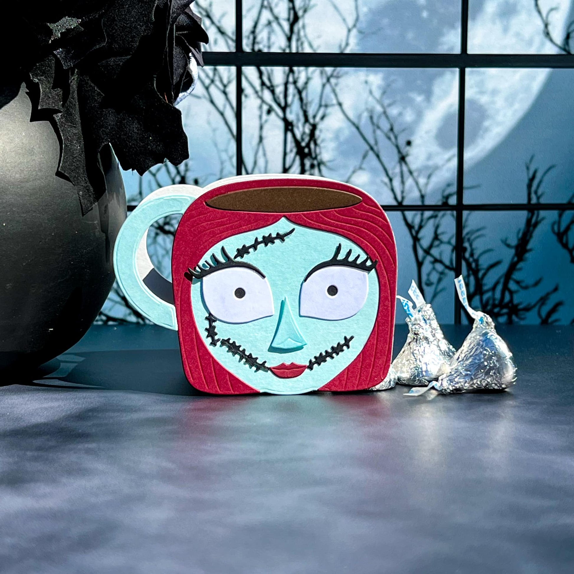 Clock Halloween Candy Boo Mug  - Rubber Stamp Blank avis et prix