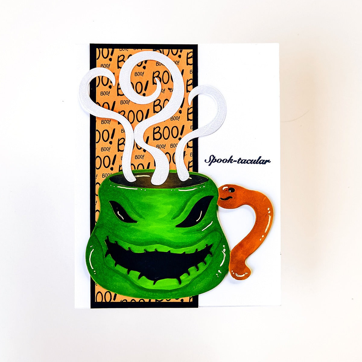 Clock Halloween Candy Boo Mug  - Rubber Stamp Blank avis et prix
