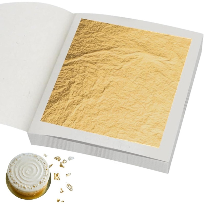Real 24K Gold Leaf Sheets in 3 - Art Craft Leaves avis et prix