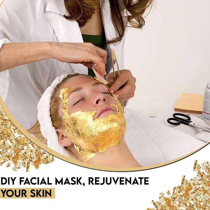 Real 24K Gold Leaf Sheets in 3 - Art Craft Leaves avis et prix