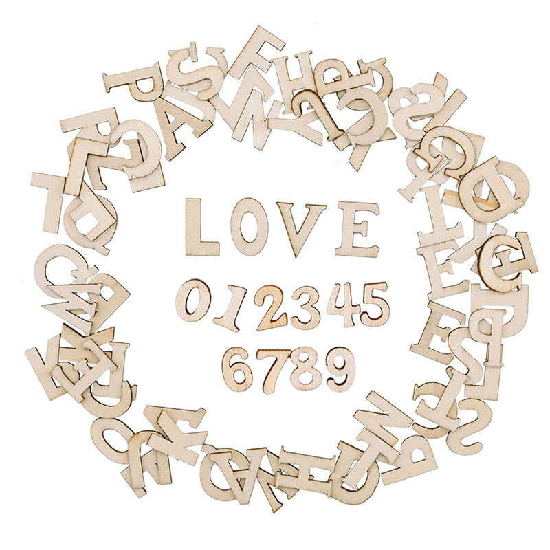 100pcs Wood English Alphabet D - Art Craft Letter A avis et prix
