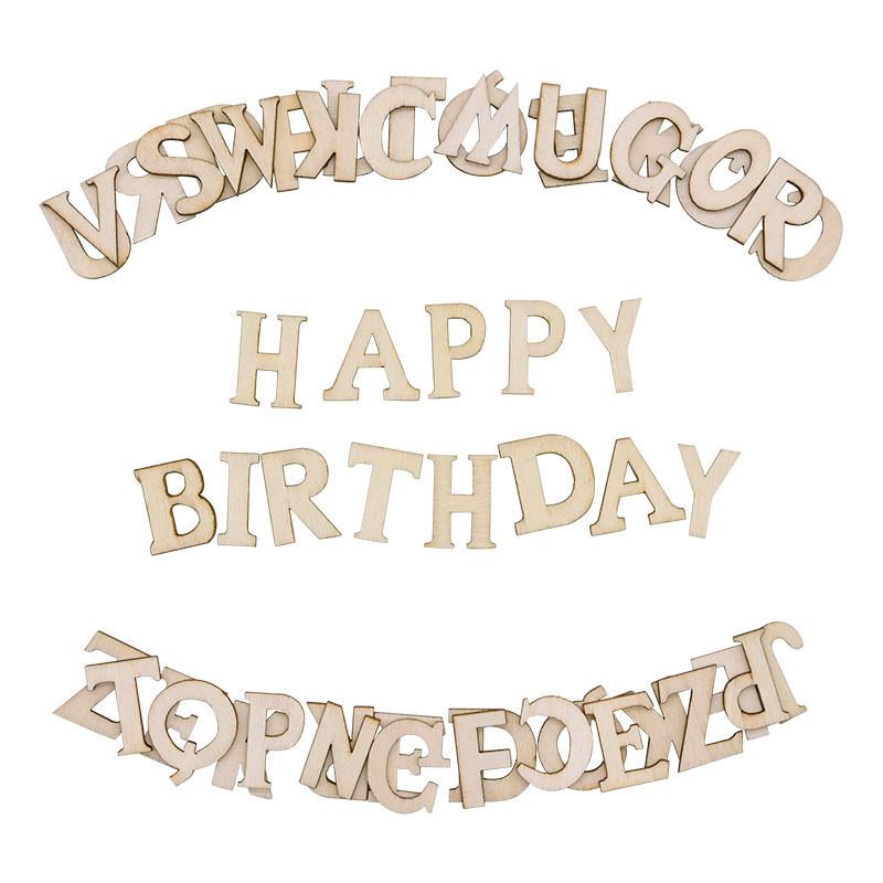 100pcs Wood English Alphabet D - Art Craft Letter A avis et prix