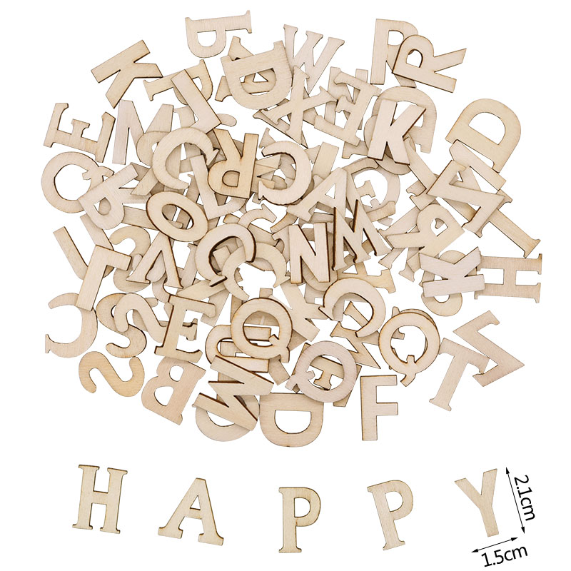 100pcs Wood English Alphabet D - Art Craft Letter A avis et prix