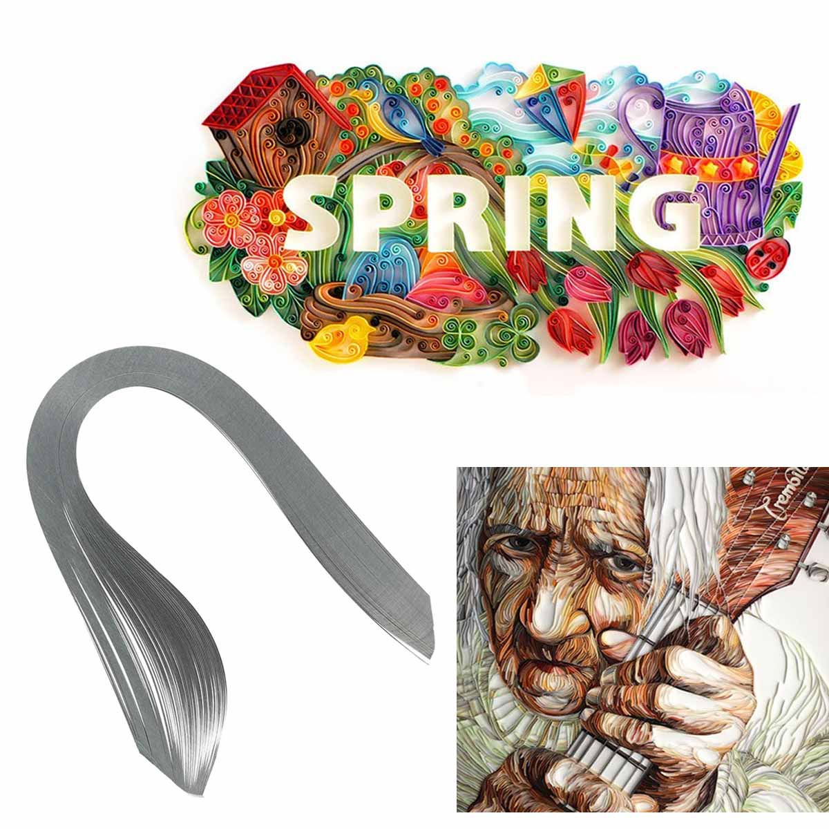120Pcs Quilling Paper Strips S - Wallpaper Art And Craft avis et prix