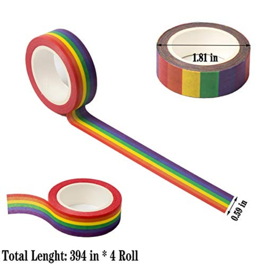 Rainbow Color Washi Tape, Mask - Art Craft Rainbow avis et prix