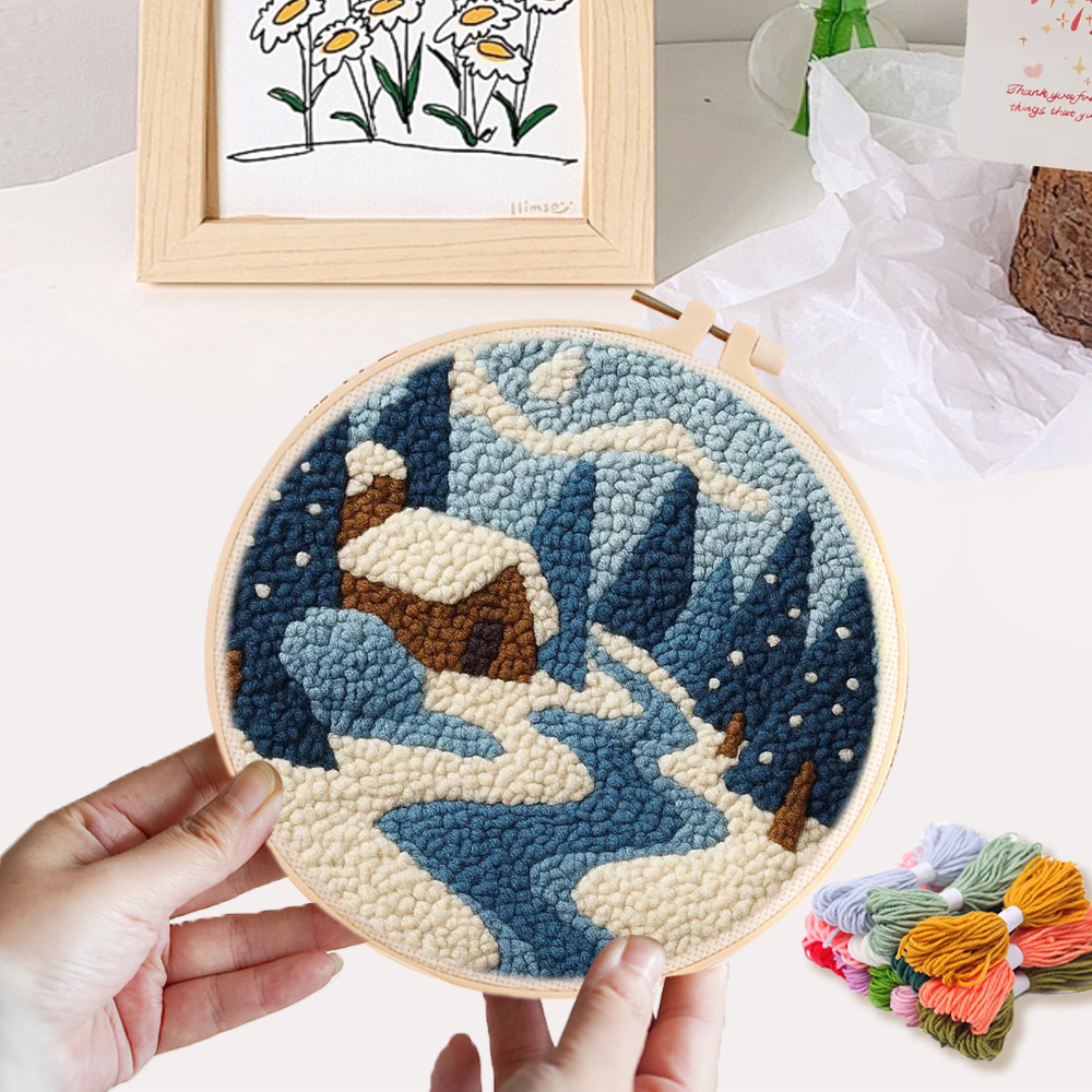 Punch Needle Kits Handicraft A - Art Craft Yarn avis et prix