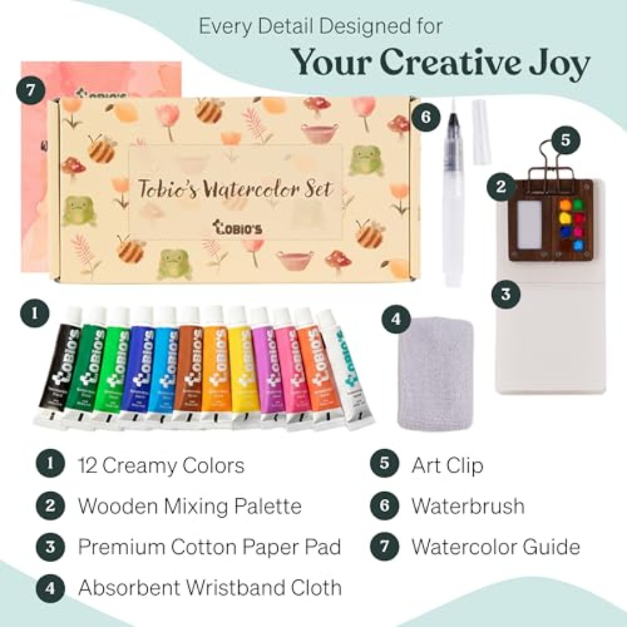 Original Mini Wooden Watercolo - Art & Craft Toys For Kids avis et prix