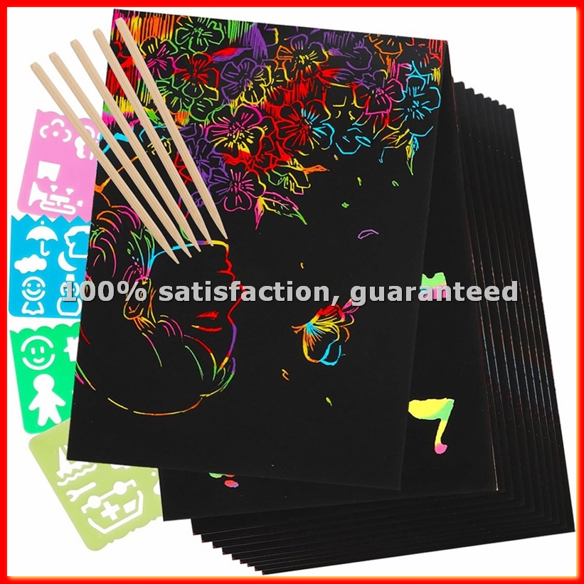 Scratch Paper Art Set, Black C - Art Craft Kits avis et prix