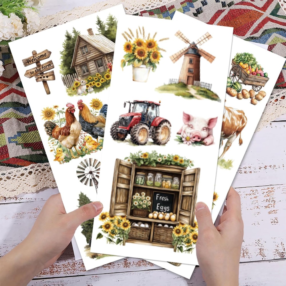 3 Sheets Farm House Furniture  - Wallpaper Art And Craft avis et prix