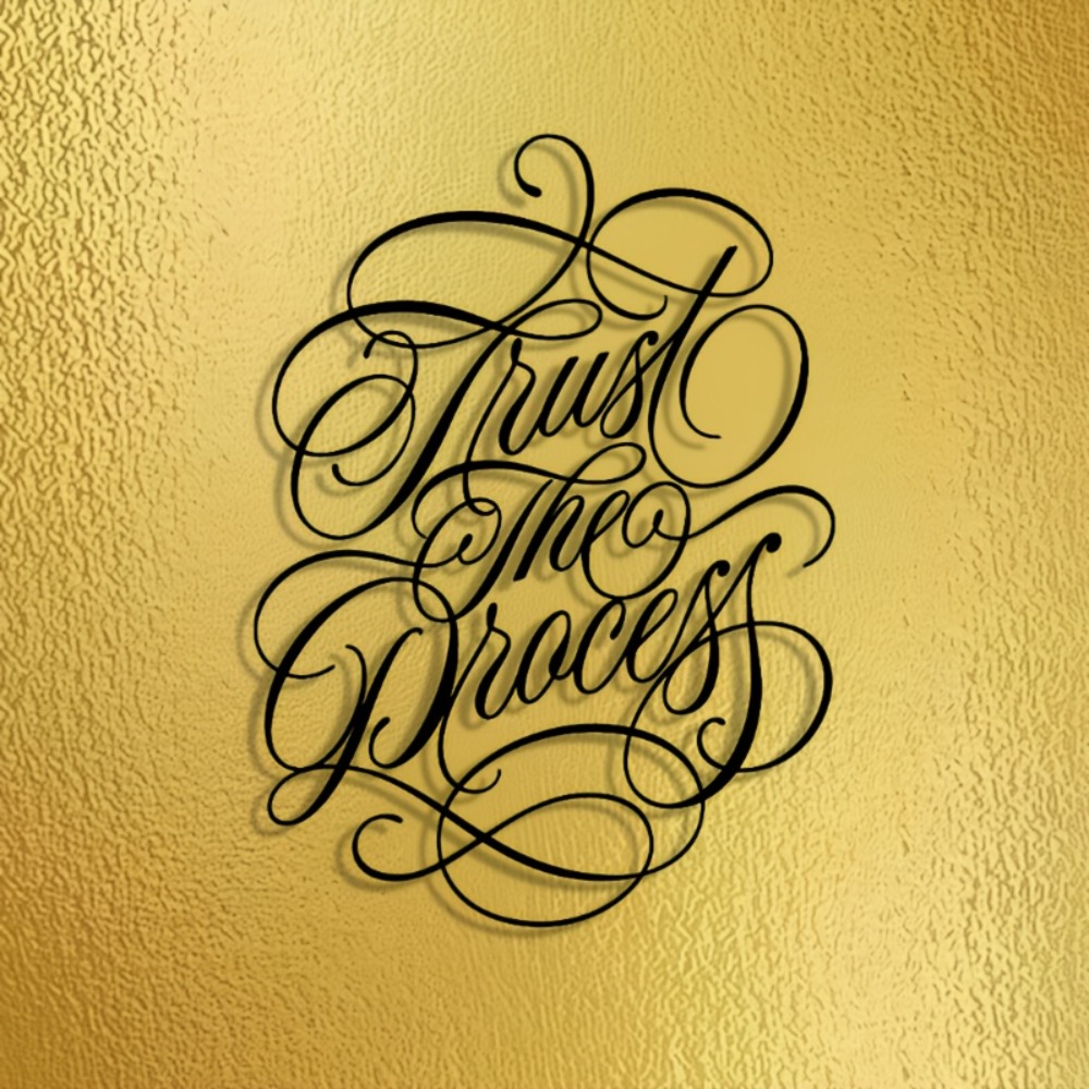 1pc Calligraphy Motto Phrase M - Art Craft Cafe avis et prix