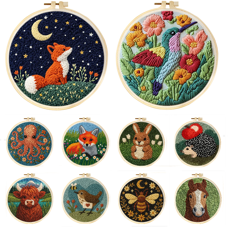 Punch Needle Embroidery Kit fo - Art Craft Yarn avis et prix