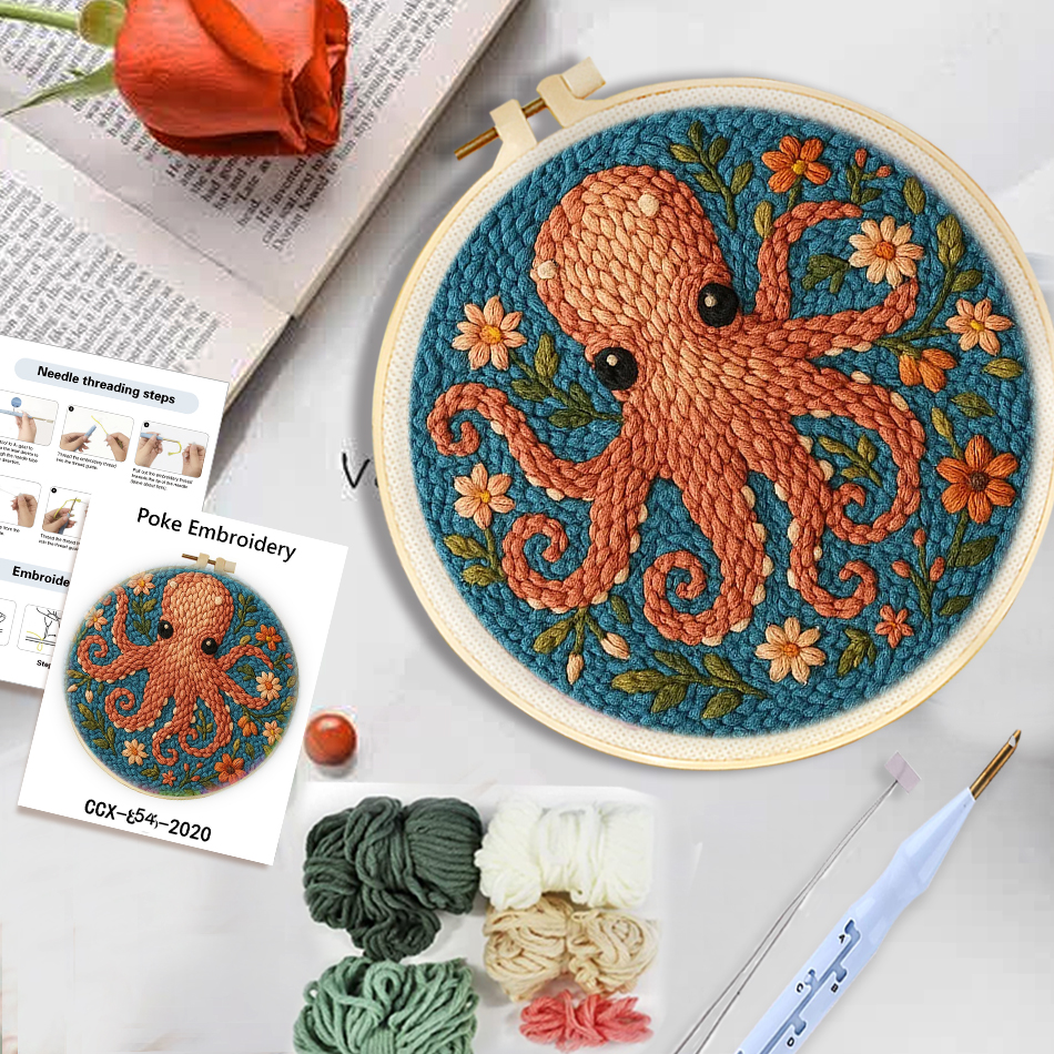 Punch Needle Embroidery Kit fo - Art Craft Yarn avis et prix
