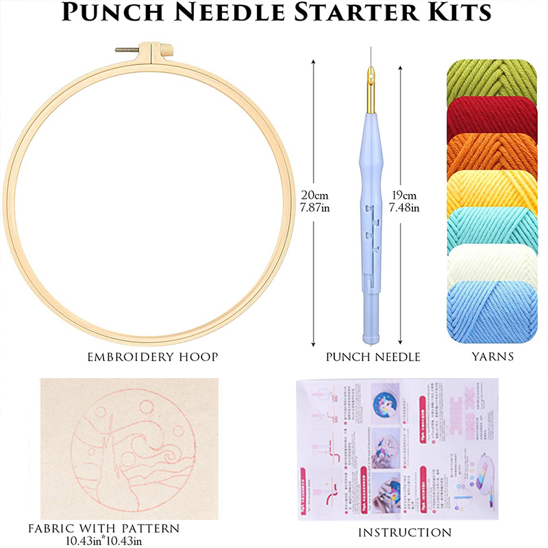 Punch Needle Embroidery Kit fo - Art Craft Yarn avis et prix