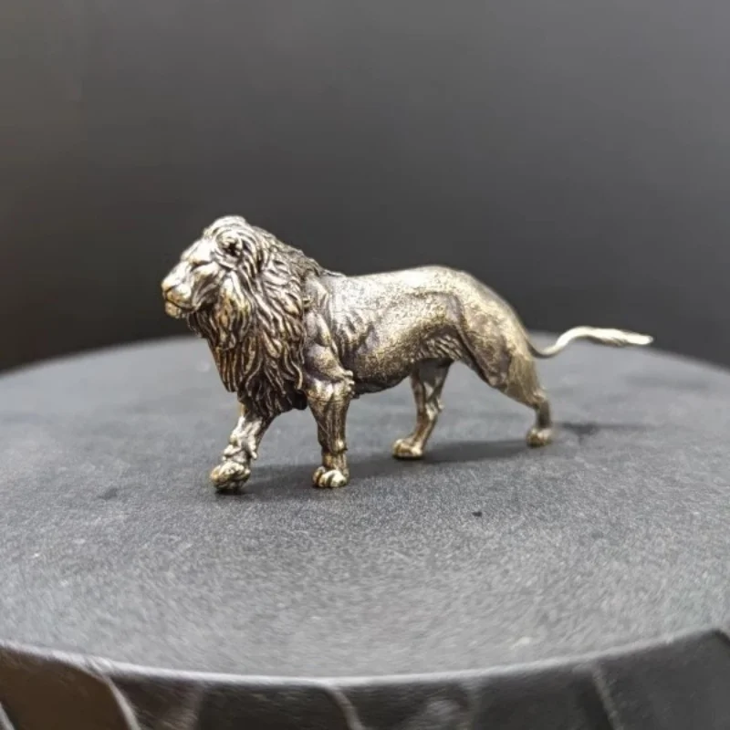 Mini Solid Brass Lion Sculptur - Art Craft Lion avis et prix