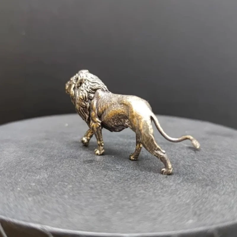 Mini Solid Brass Lion Sculptur - Art Craft Lion avis et prix