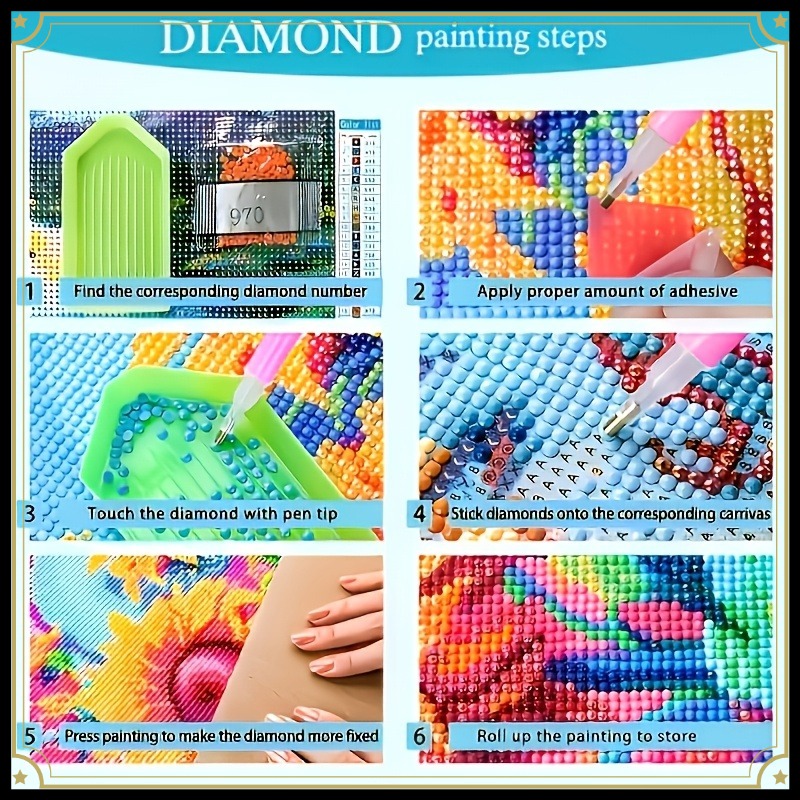 Full Round Diamond Painting Cu - Art Craft Decoration Ideas avis et prix
