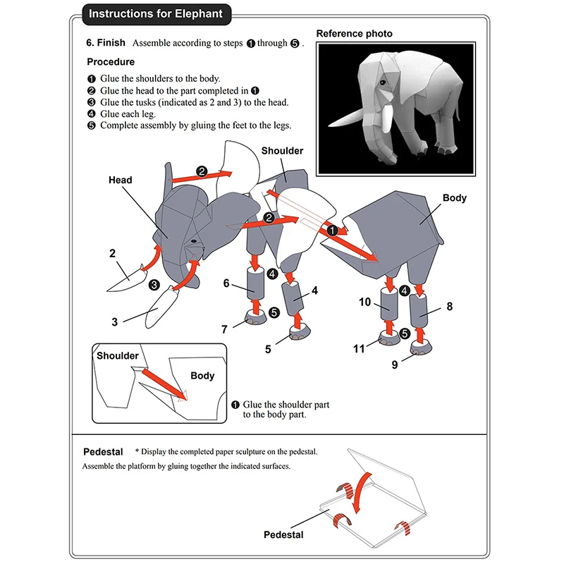 African Elephant Origami Art M - Art Craft Center avis et prix