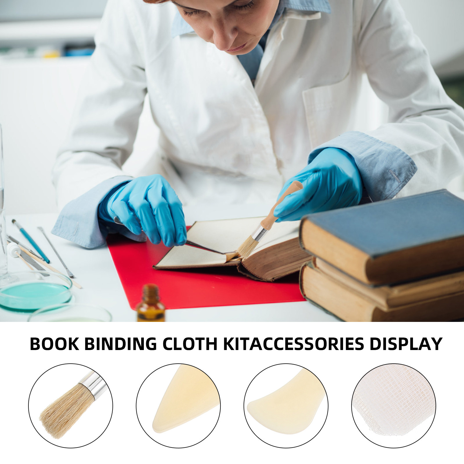 1Set Book Binding Cloth Repair - Bookbinding Supply Kit avis et prix