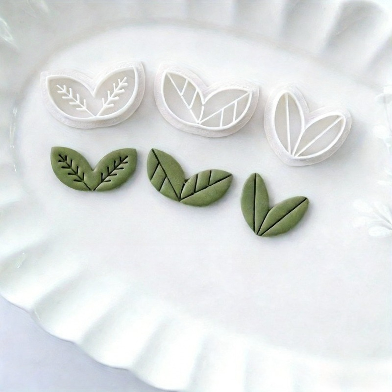 8Pcs Floral Leaf Polymer Clay  - Art Craft Leaves avis et prix
