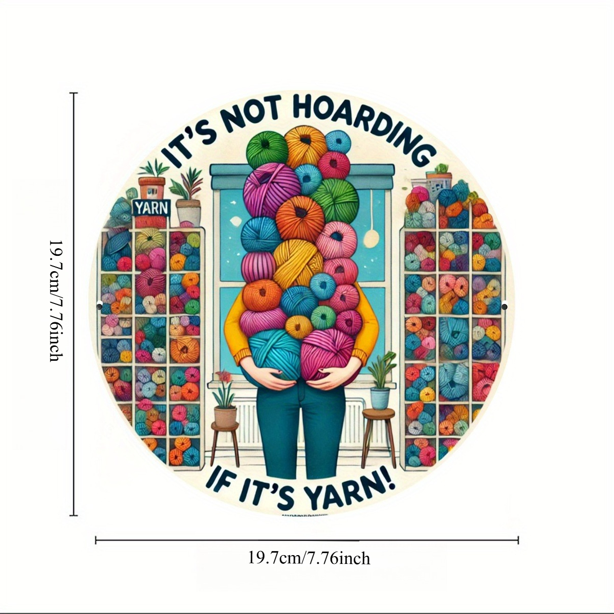 1pc If It's Yarn, It's Not Hoa - Art Craft Yarn avis et prix