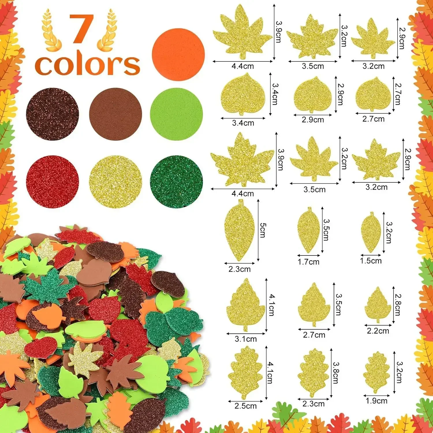 Thanksgiving, Fall Craft Kit F - Art Craft Leaves avis et prix