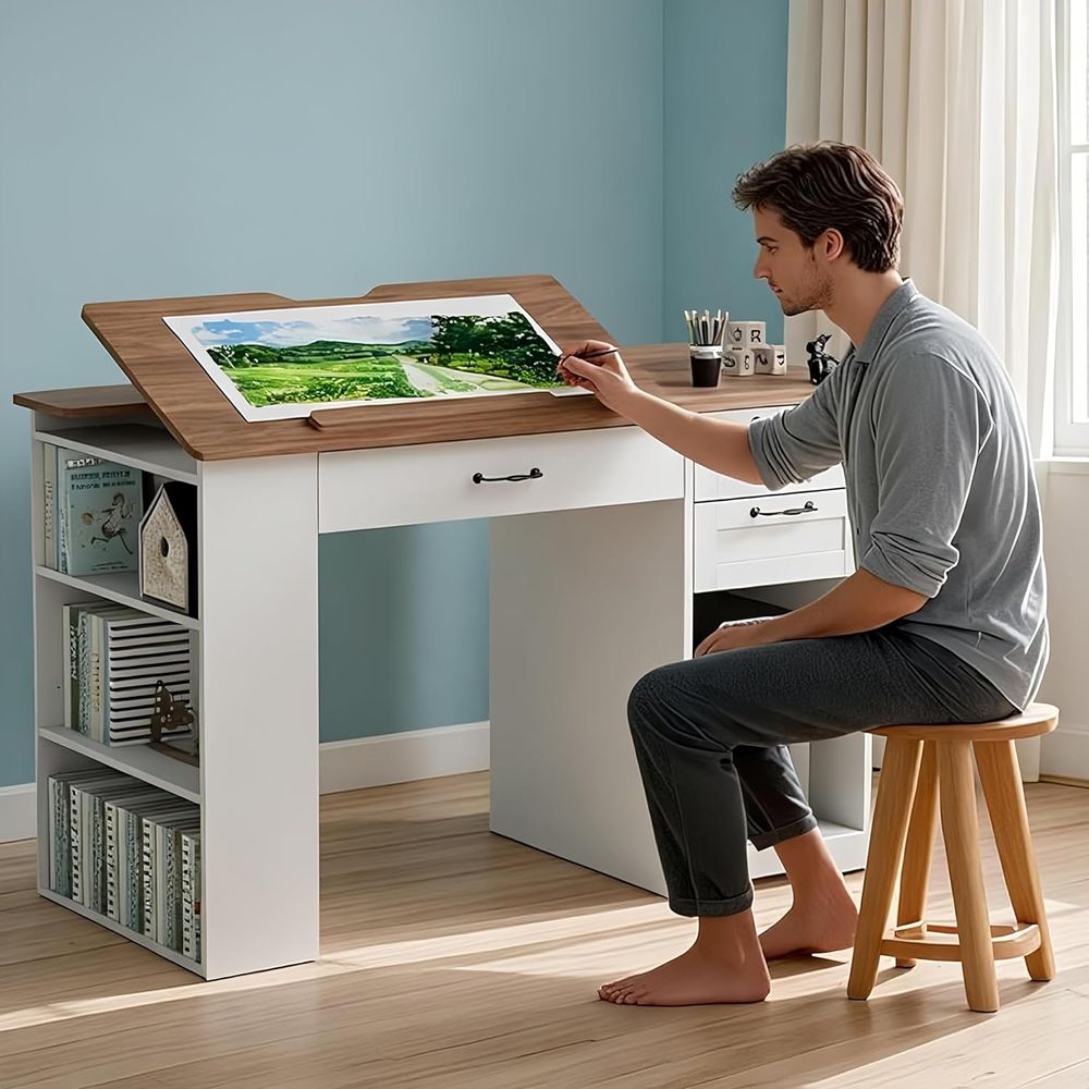 Adjustable Desk with Storage a - Art & Craft Toys For Kids avis et prix