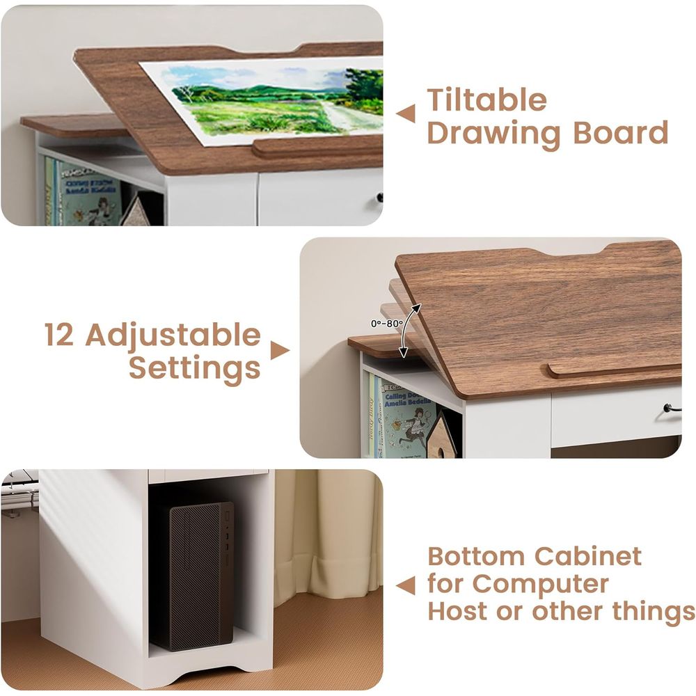 Adjustable Desk with Storage a - Art & Craft Toys For Kids avis et prix