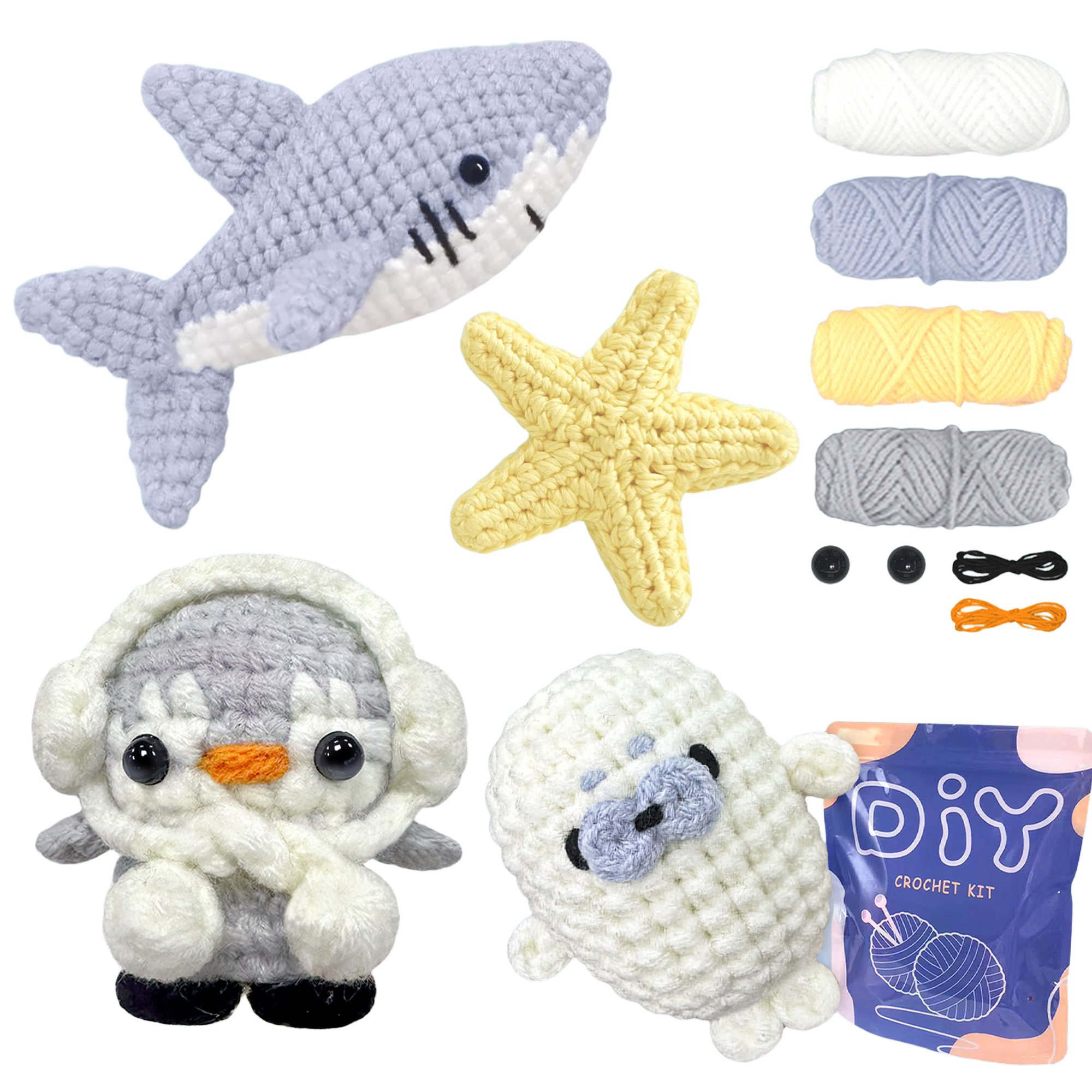 YAMAXIN 4PCS DIY Crochet Kit f - Art Craft Yarn avis et prix