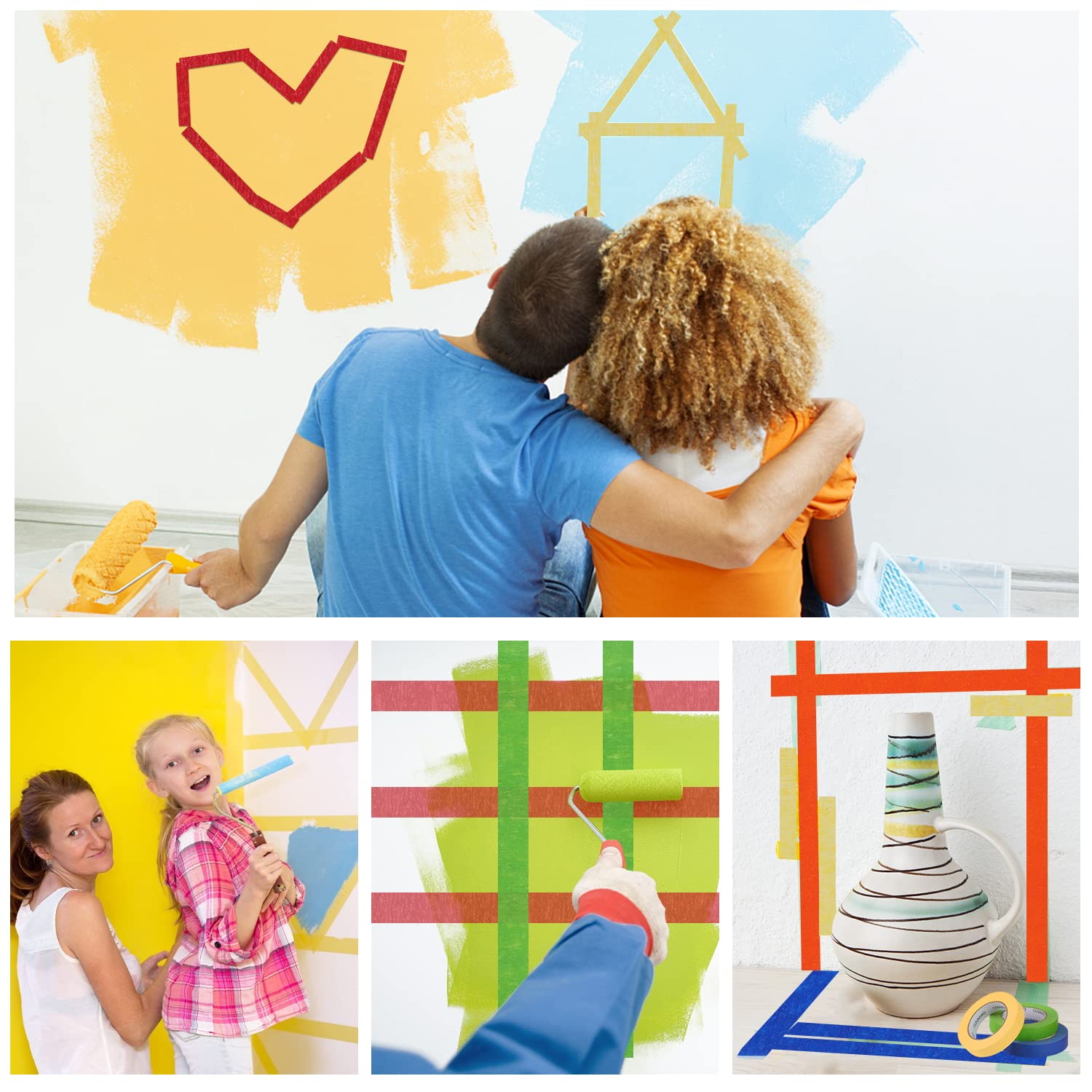 6 Colored Masking Tape 0.94in  - Art Craft Decoration avis et prix