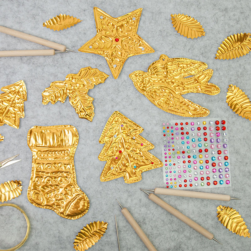 DIY Gold Foil Art Relief Chris - Art Craft Paper avis et prix