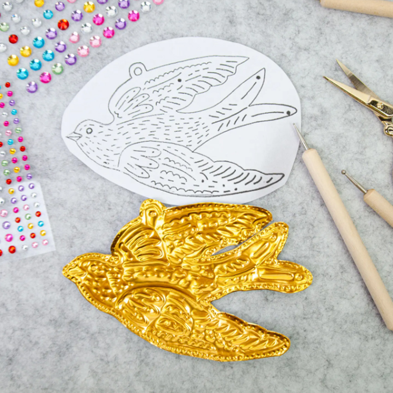 DIY Gold Foil Art Relief Chris - Art Craft Paper avis et prix
