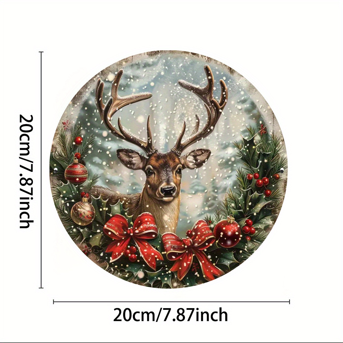 Vintage Christmas Reindeer Alu - Art Craft Cafe avis et prix