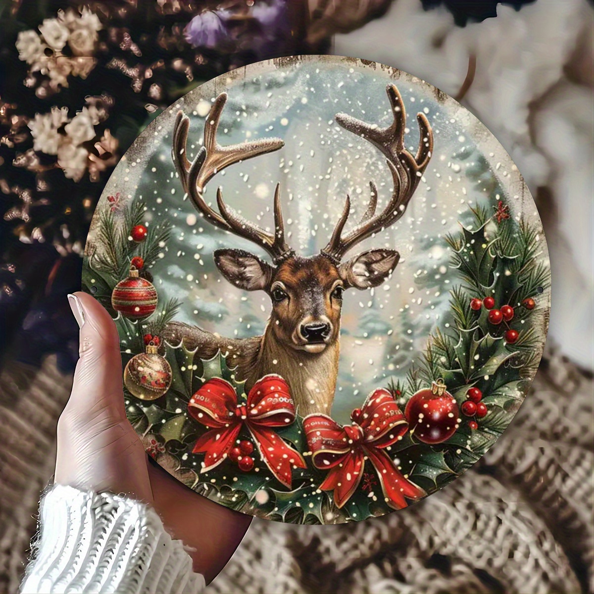 Vintage Christmas Reindeer Alu - Art Craft Cafe avis et prix