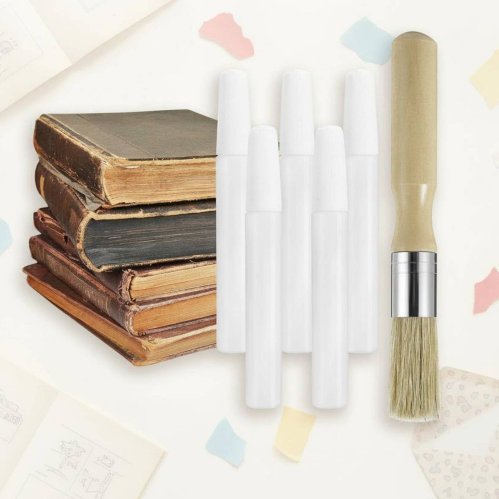 6 Pieces Book Glue and Brush S - Bookbinding Supply Kit avis et prix