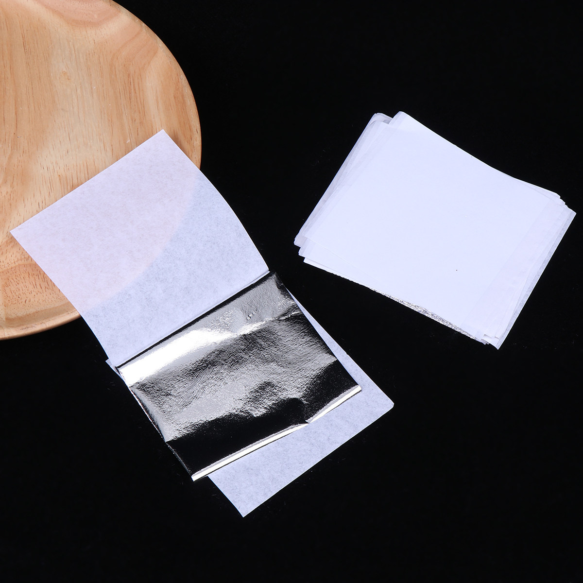 100 Sheets 9x9cm Imitation Sil - Art Craft Leaves avis et prix