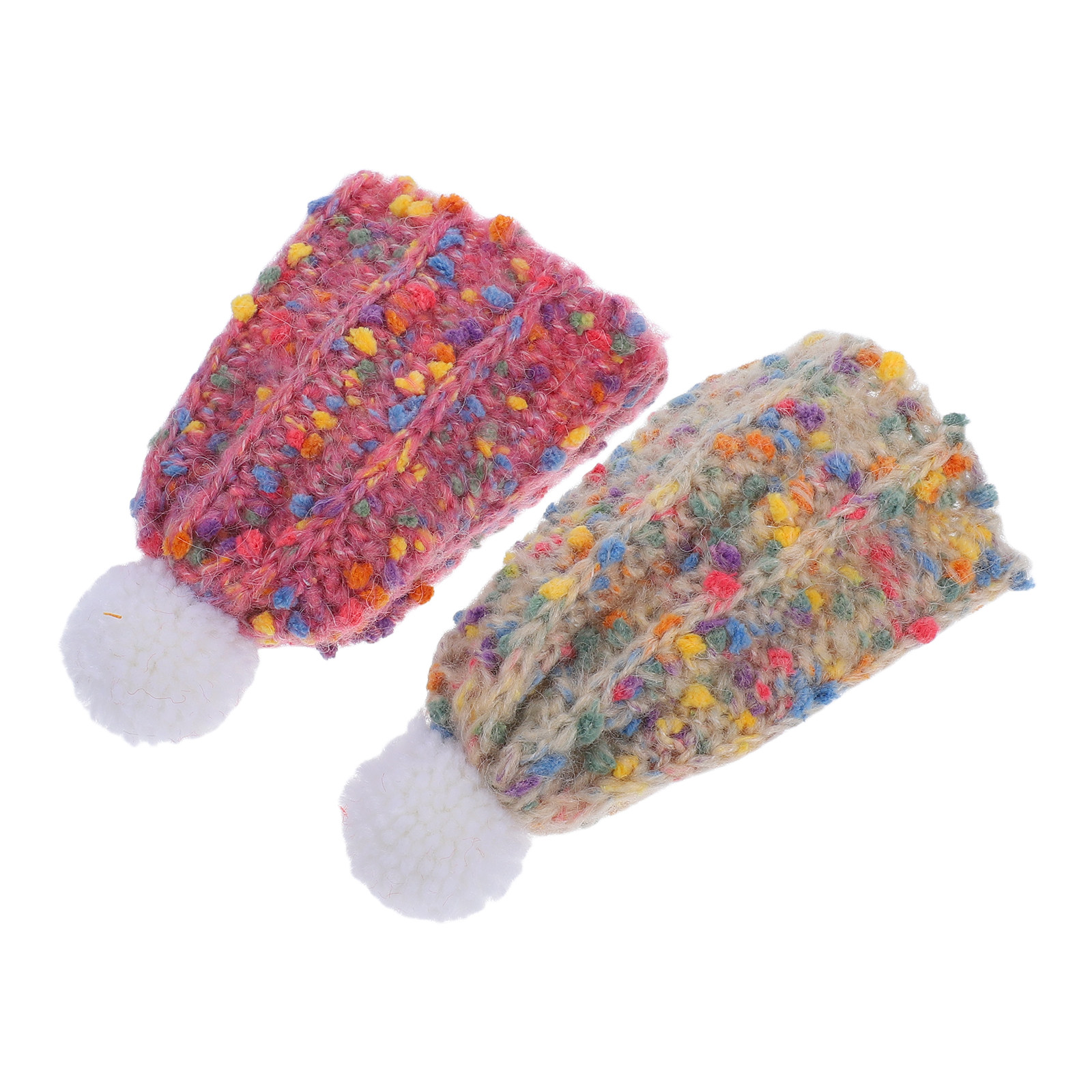 2Pcs Mini Knitted Hats Wool Ya - Art Craft Yarn avis et prix