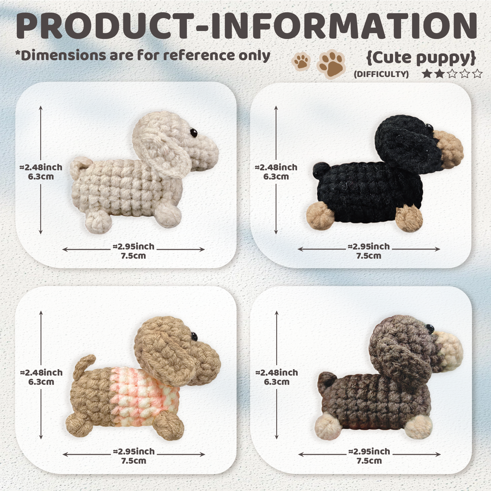 YAMAXIN 4PC Dog Crochet Needle - Art Craft Yarn avis et prix