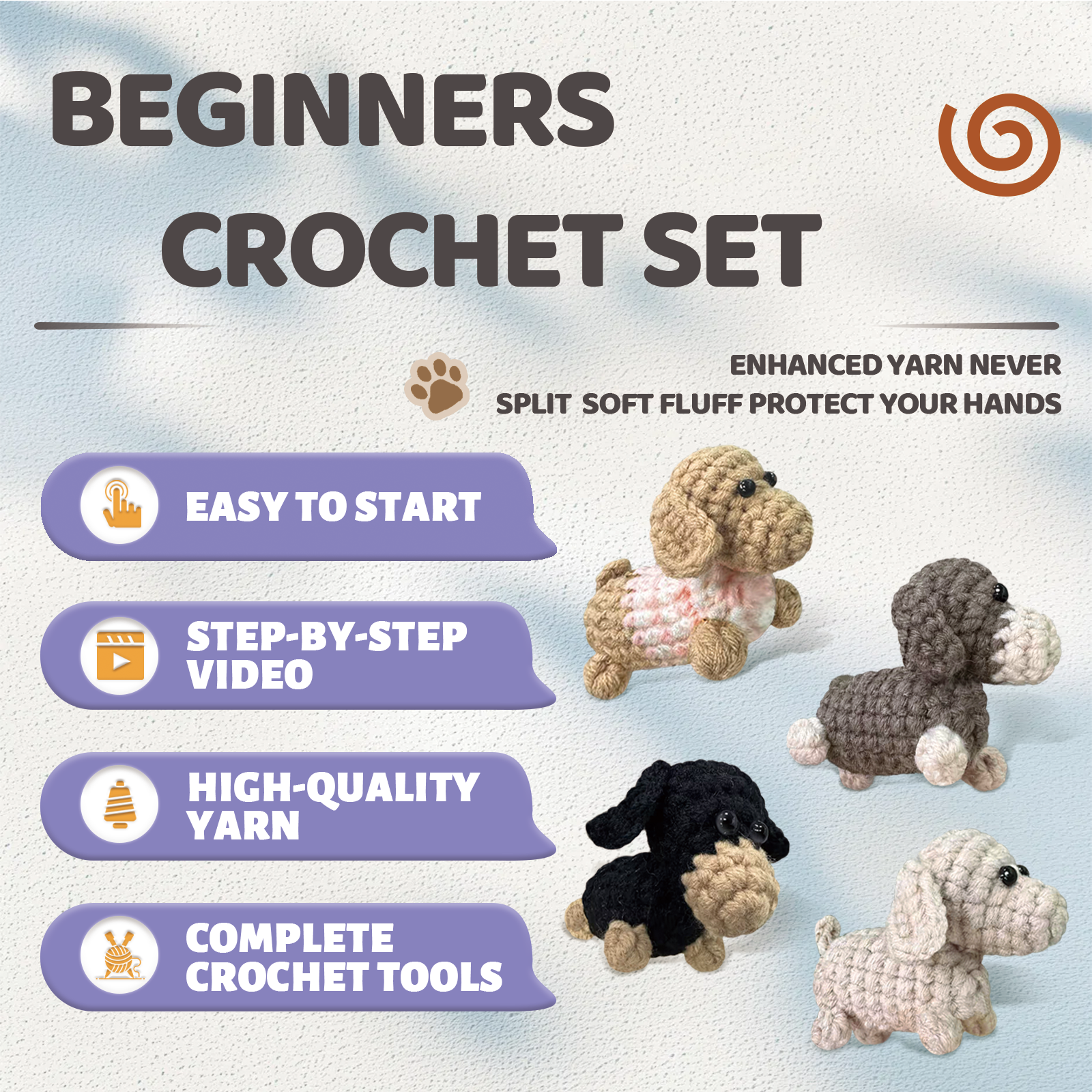 YAMAXIN 4PC Dog Crochet Needle - Art Craft Yarn avis et prix
