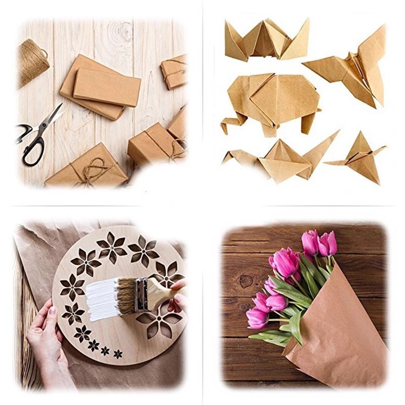 Brown Kraft Paper Ideal For Gi - Wallpaper Art And Craft avis et prix