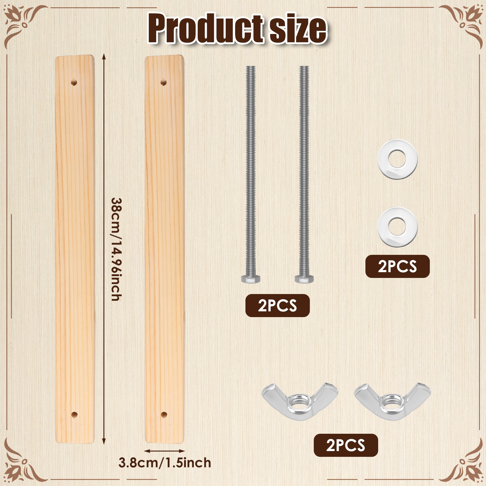 Wooden Book Press Kit DIY Gree - Bookbinding Supply Kit avis et prix