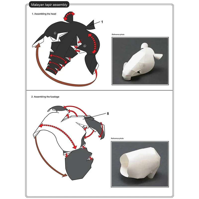 Malayan Tapir Origami Art Mini - Art Craft Center avis et prix