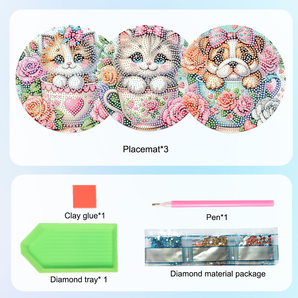 3Pcs Diamond Art Painting Plac - Art Craft Kits avis et prix