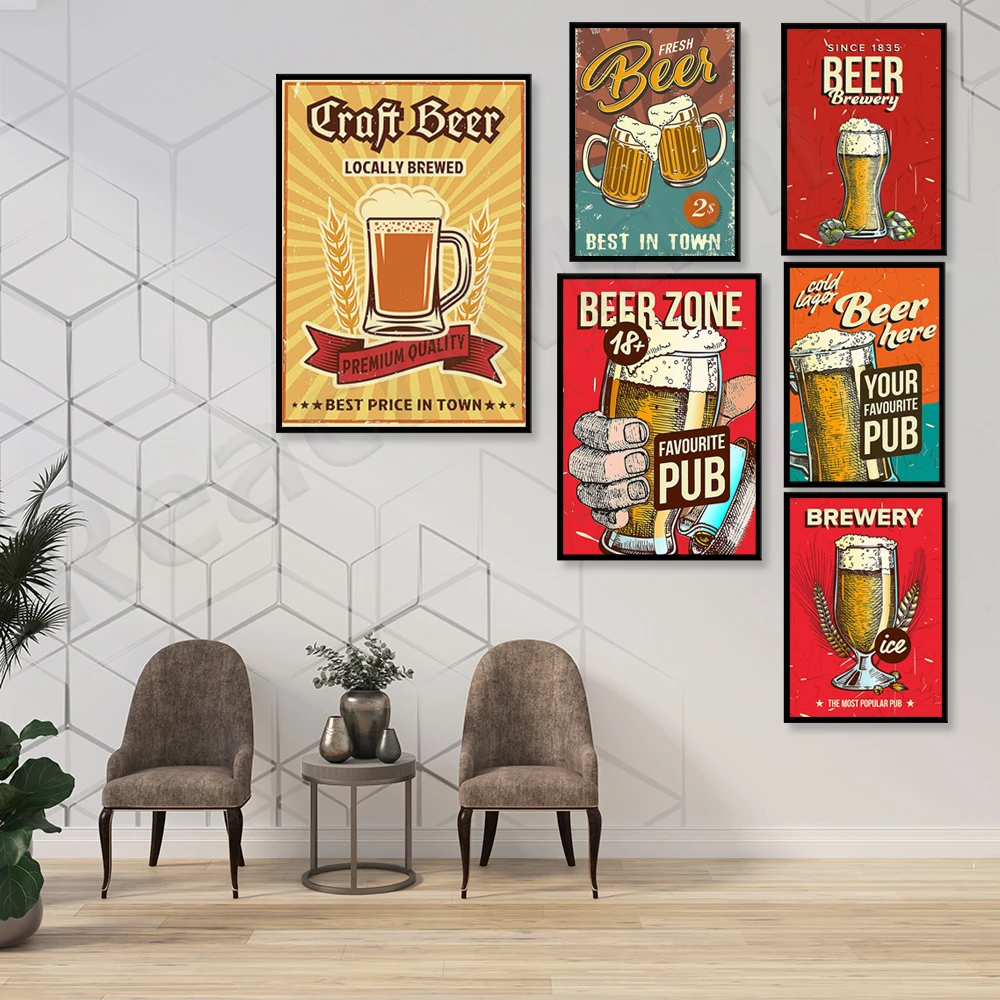 Favorite pub poster, brewery,  - Art Craft Decoration Ideas avis et prix