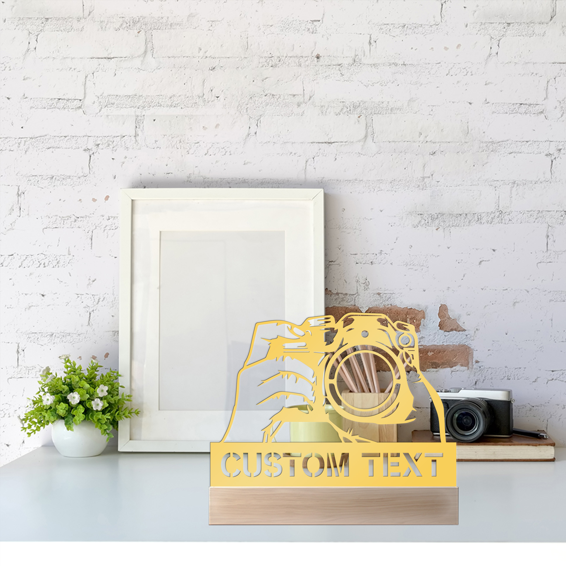 1pc Simple Camera Customizable - Art Craft Letter A avis et prix