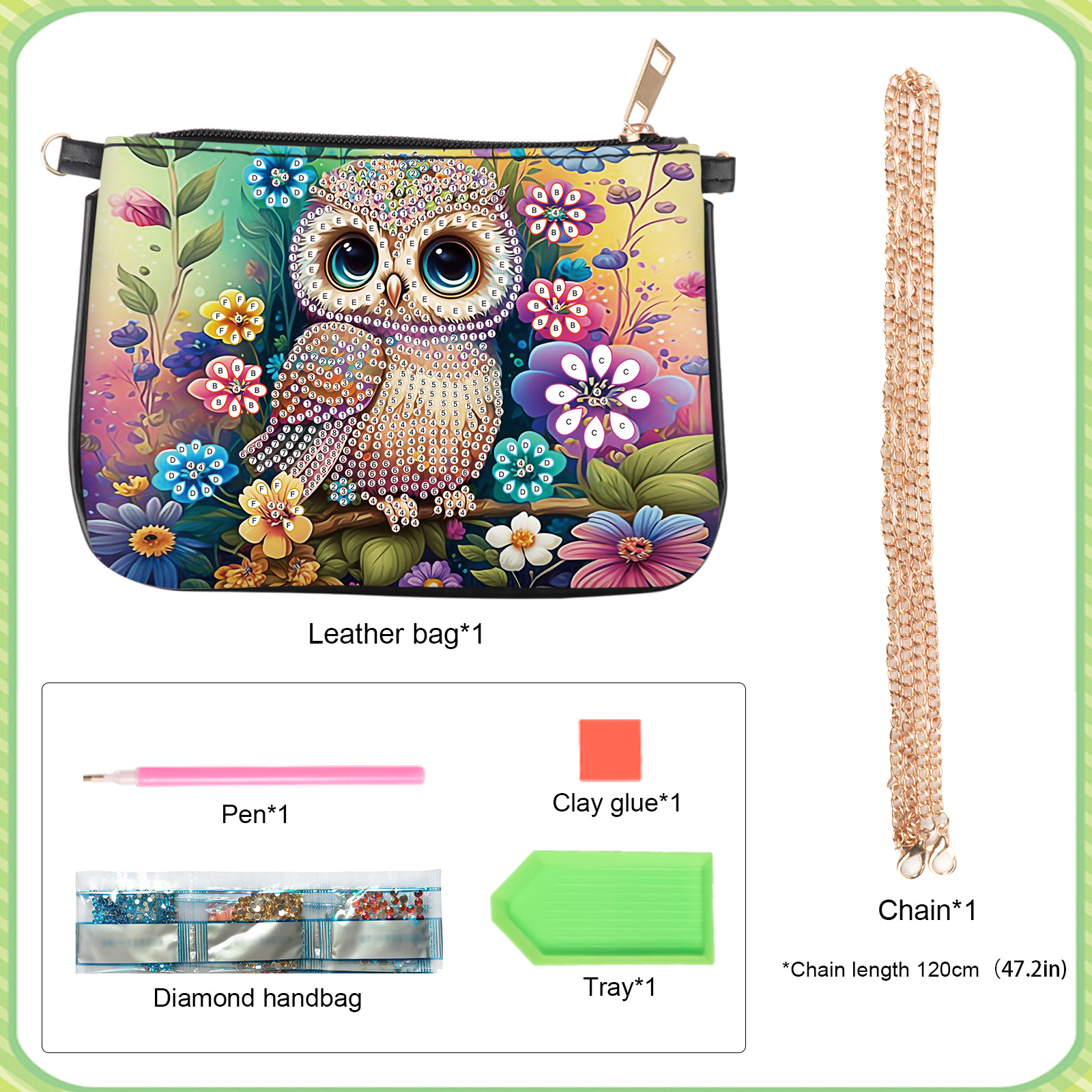 Colorful Owl Diamond Art Paint - Art Craft Kits avis et prix