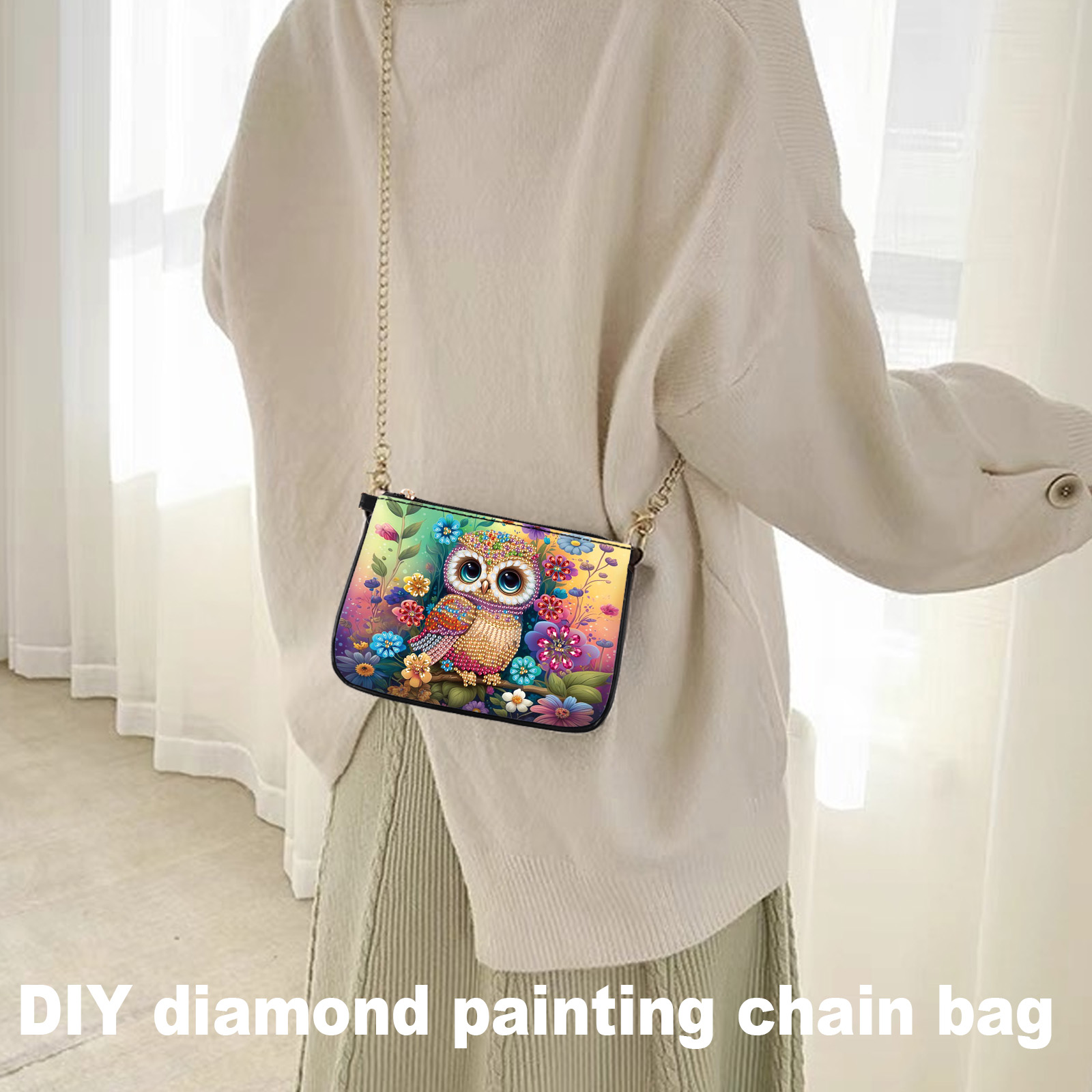 Colorful Owl Diamond Art Paint - Art Craft Kits avis et prix