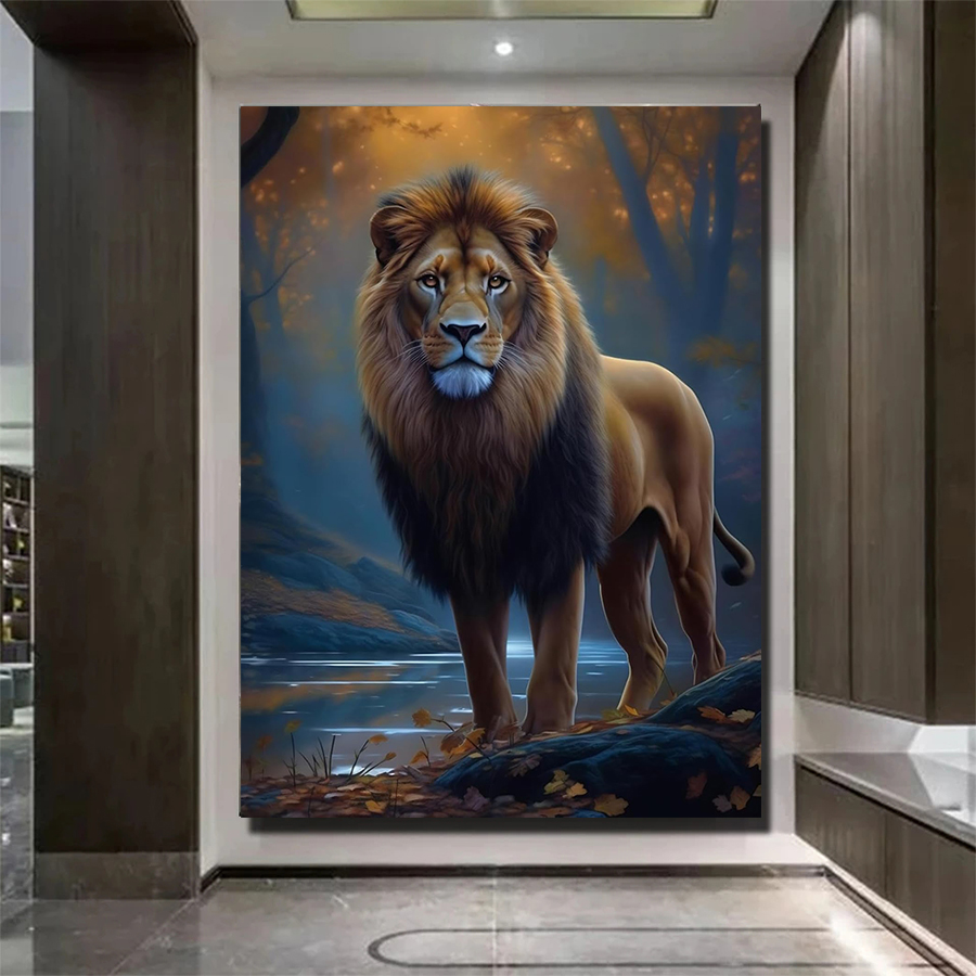 5D Diamond Art Kit Jungle Anim - Art Craft Lion avis et prix