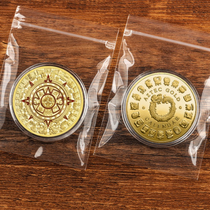 Gold Plated Mayan Aztec Calend - Art Craft Letter A avis et prix